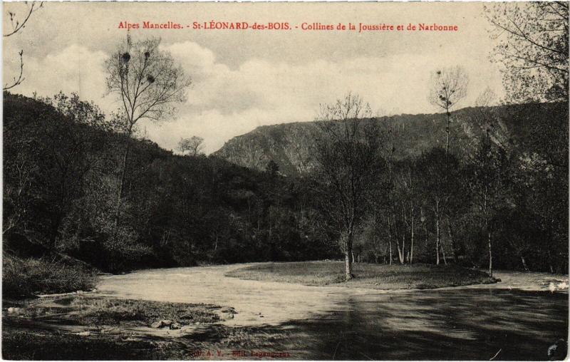 Carte postale ancienne St Leonard Collines de la Joussiere