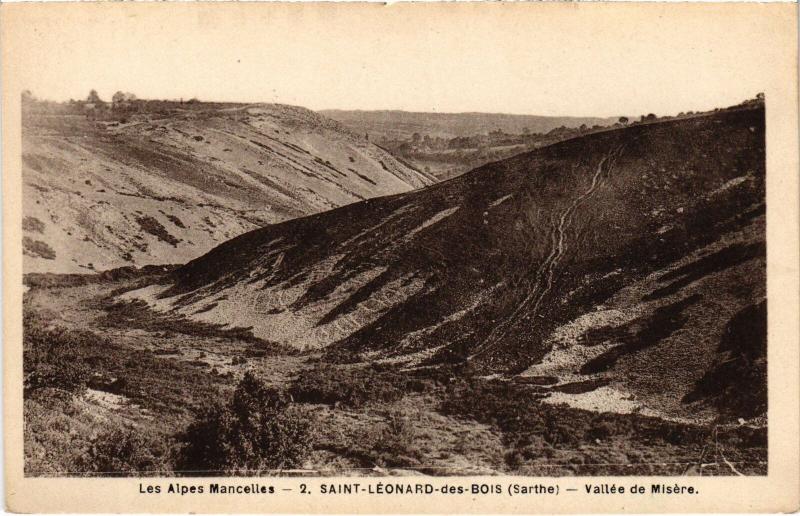 Carte postale ancienne St Leonard vallee de Misere