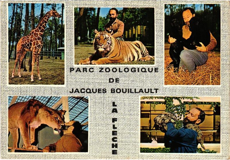Carte postale ancienne La Fleche Parc Zoologique de Jacques Bouillault