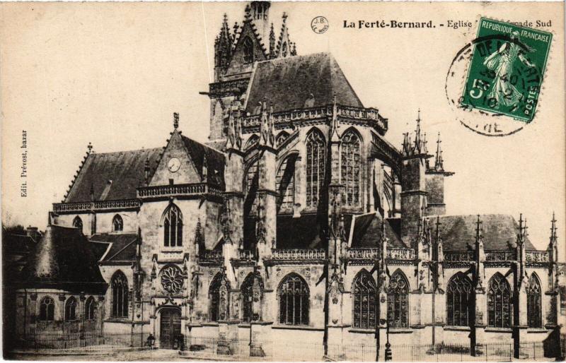 Carte postale ancienne La Ferte Bernard Eglise Notre Dame