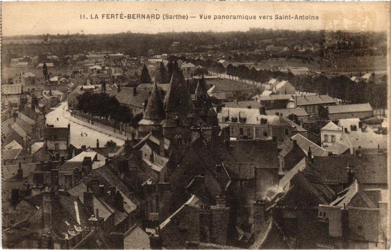Carte postale ancienne La Ferte Bernard vue panoramique