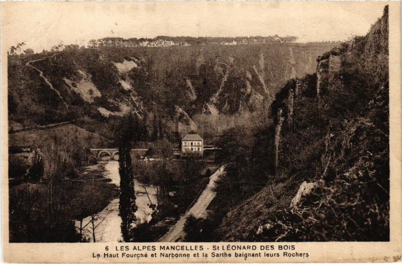 Carte postale ancienne St Leonard Haut Fourche