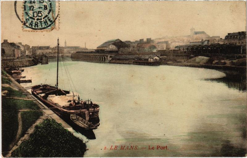 Carte postale ancienne Le Mans le Port au Mans