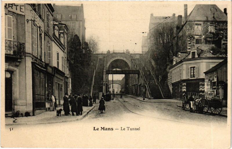Carte postale ancienne Le Mans le Tunnel au Mans