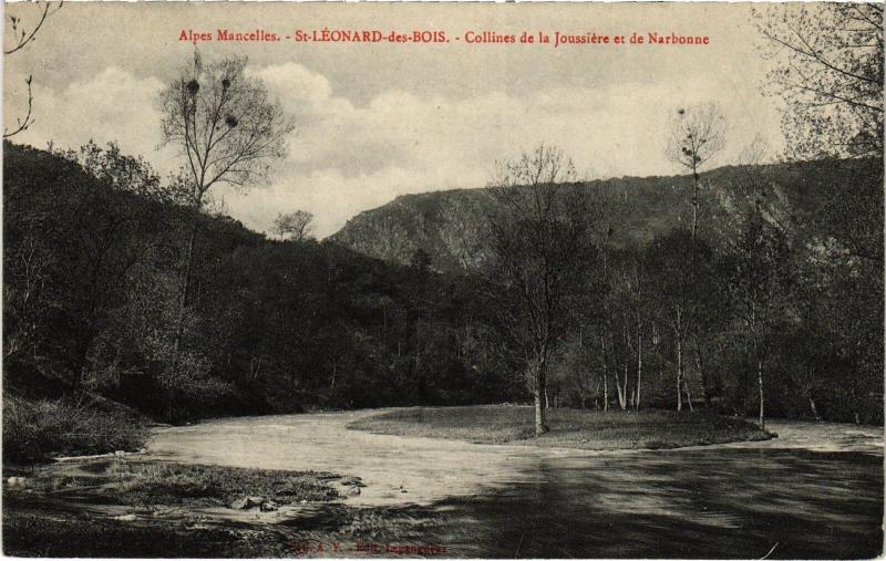 Carte postale ancienne St Leonard Collines de la Joussiere