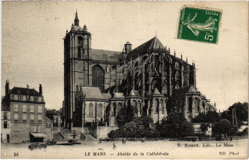 Carte postale ancienne Le Mans la Cathedrale au Mans