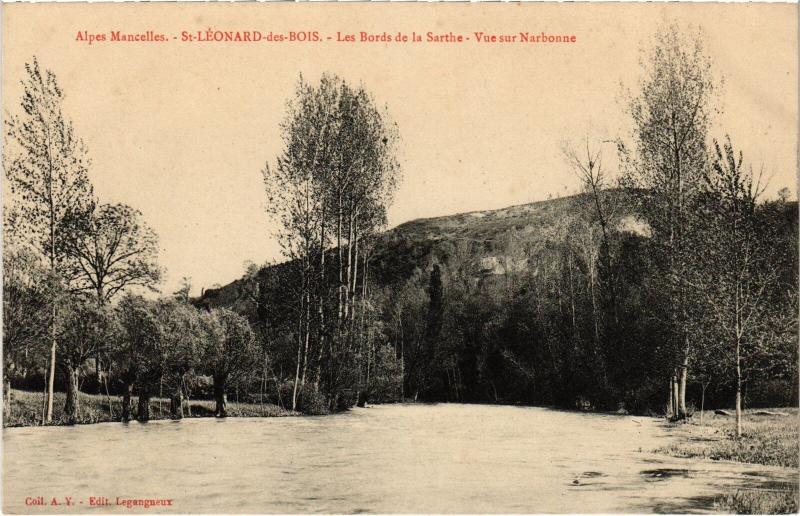 Carte postale ancienne St Leonard vue sur Narbonne