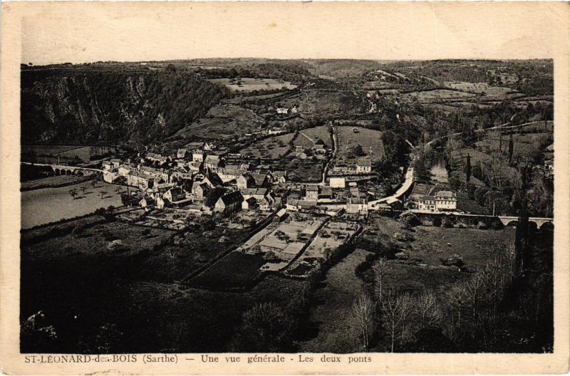 Carte postale ancienne St Leonard vue generale