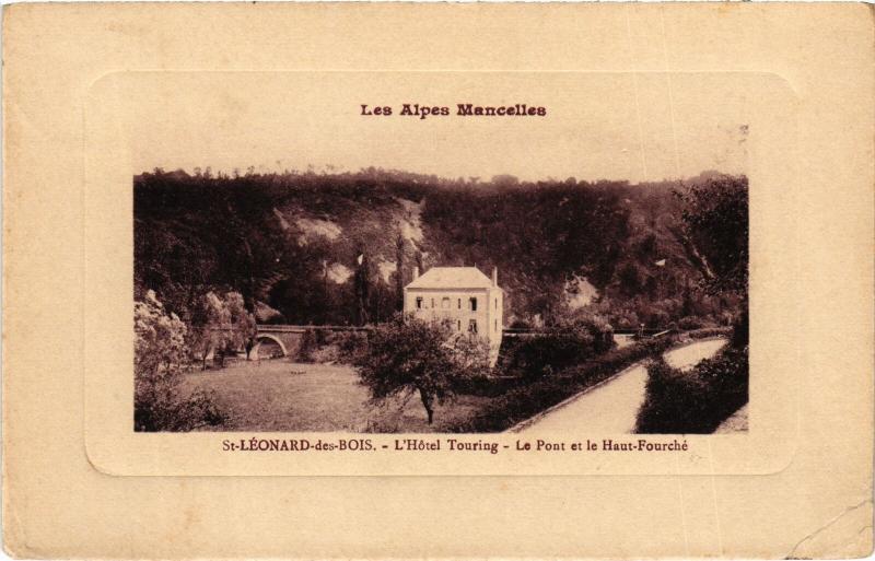 Carte postale ancienne St Leonard Hotel Touring