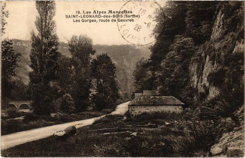 Carte postale ancienne St Leonard les gorges