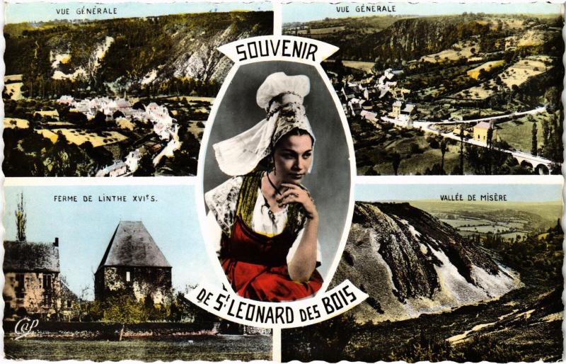 Carte postale ancienne St Leonard souvenir