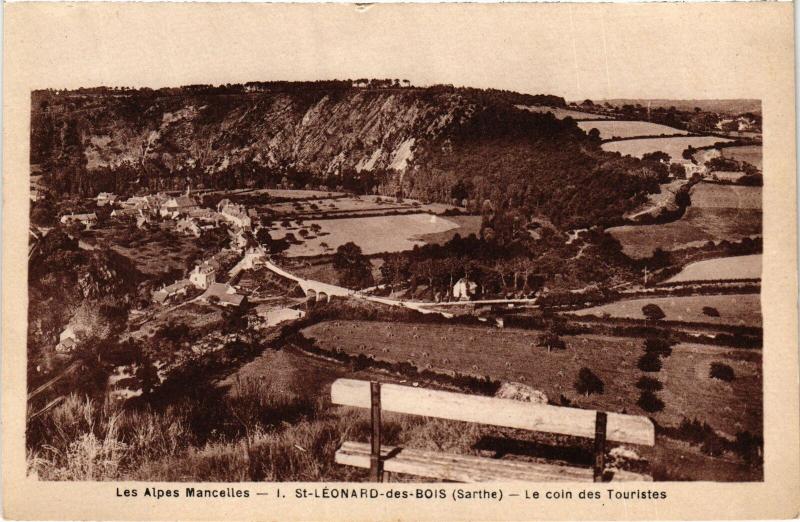 Carte postale ancienne St Leonard le coin des touristes
