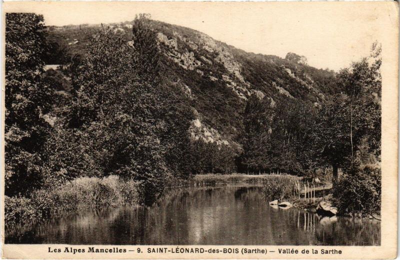 Carte postale ancienne St Leonard vallee de la Sarthe