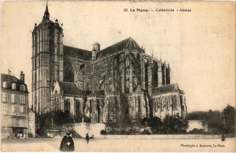 Carte postale ancienne Le Mans la Cathedrale au Mans