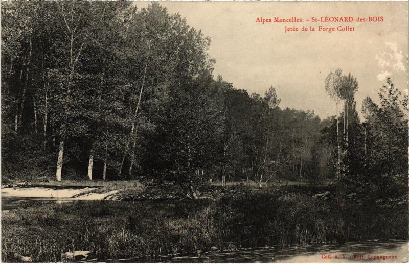 Carte postale ancienne St Leonard Jetee de éa Forge Collet