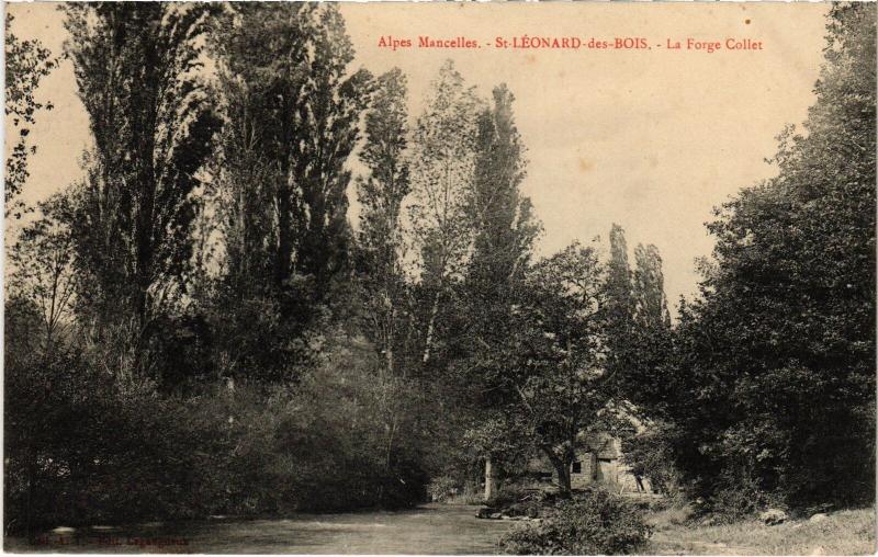 Carte postale ancienne St Leonard Forge Collet