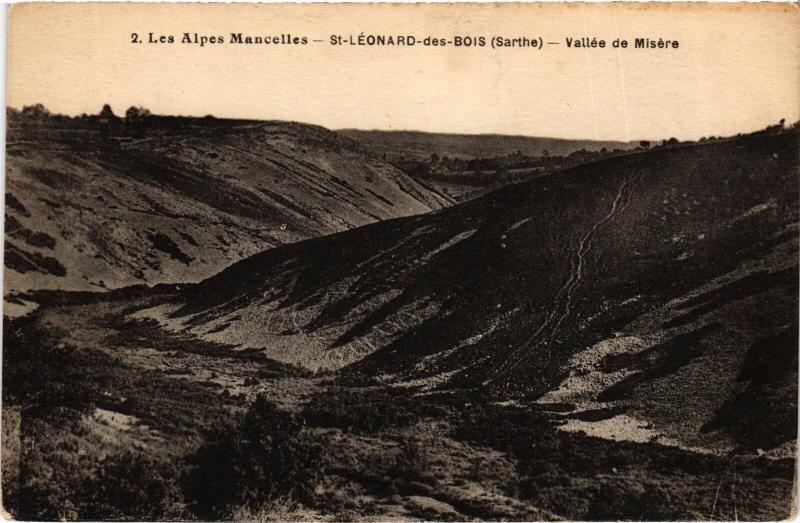 Carte postale ancienne St Leonard valle de Misere