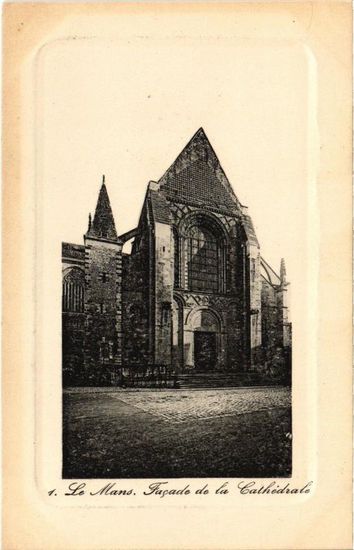 Carte postale ancienne Le Mans la Cathedrale au Mans