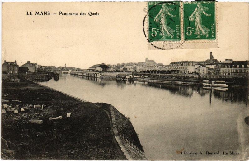 Carte postale ancienne Le Mans panorama au Mans