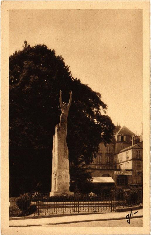 Carte postale ancienne Le Mans A la memoire de Wilbur Wright au Mans