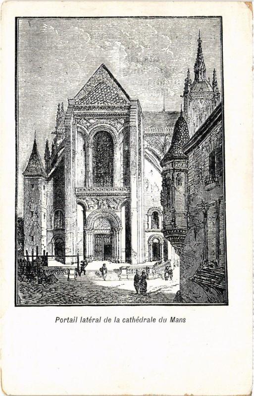 Carte postale ancienne Le Mans la Cathedrale au Mans