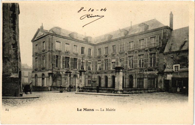 Carte postale ancienne Le Mans la Mairie au Mans