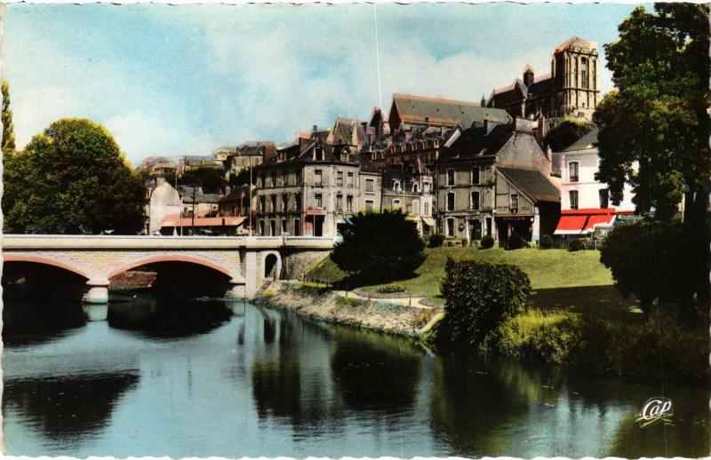 Carte postale ancienne Le Mans Pont sur la Sarthe au Mans
