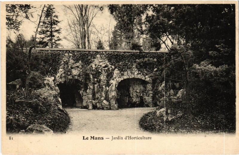 Carte postale ancienne Le Mans Jardin d'Horticulture au Mans