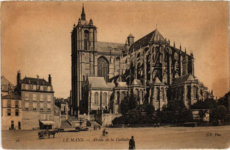 Carte postale ancienne Le Mans la Cathedrale au Mans