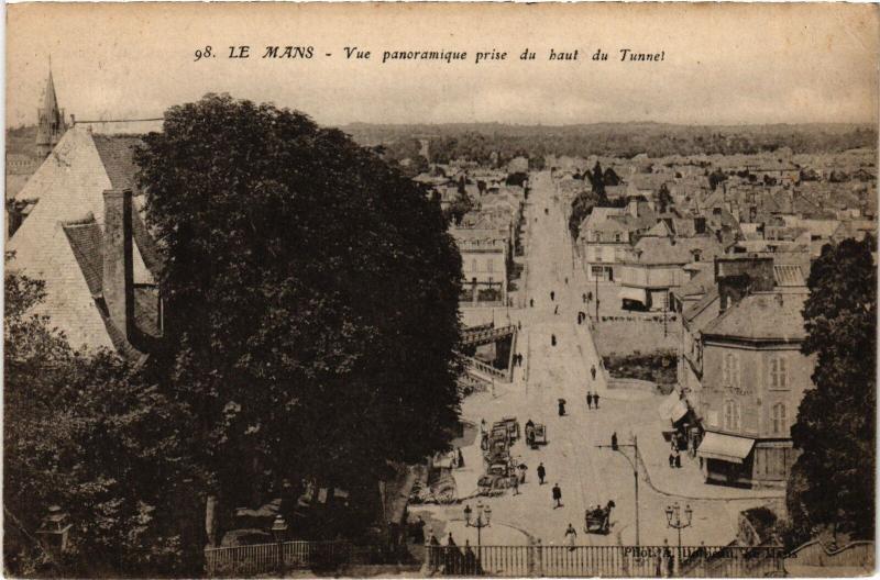 Carte postale ancienne Le Mans vue panoramique au Mans
