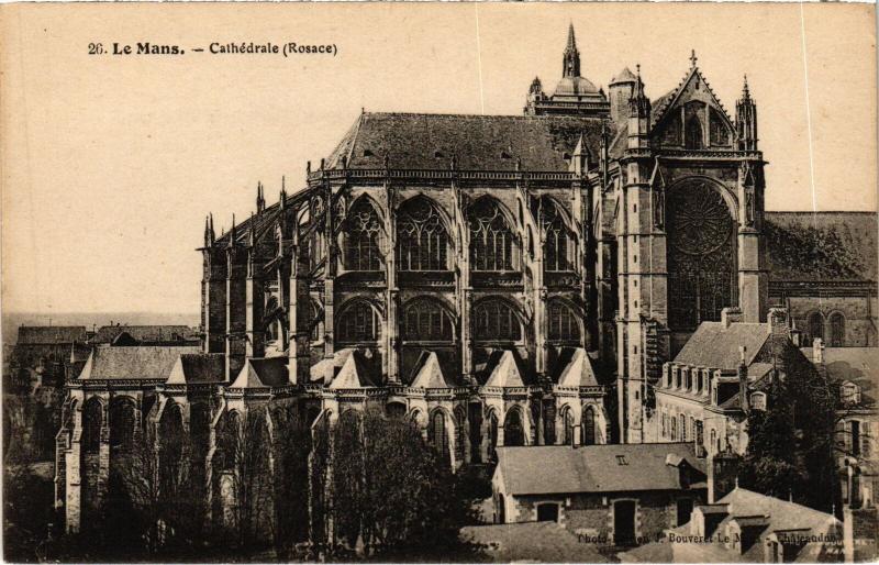 Carte postale ancienne Le Mans la Cathedrale au Mans