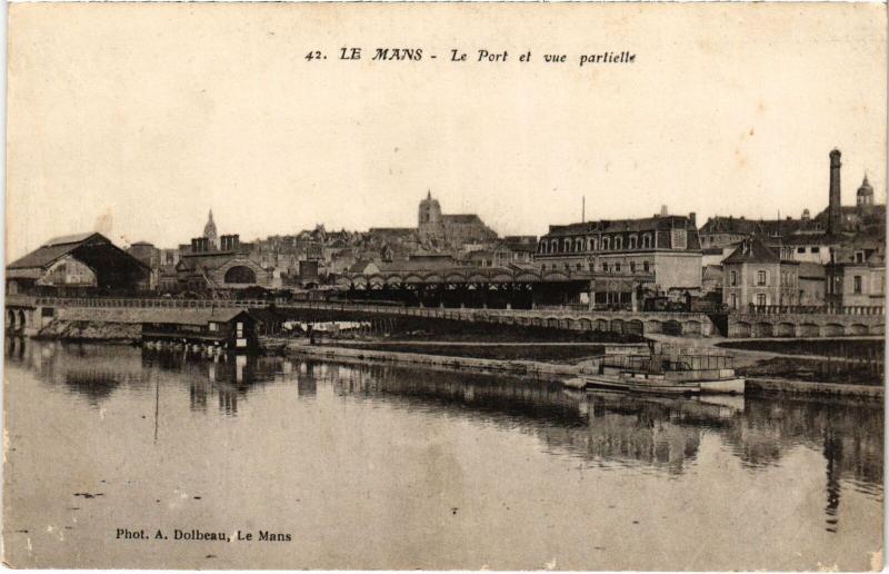 Carte postale ancienne Le Mans le Port au Mans