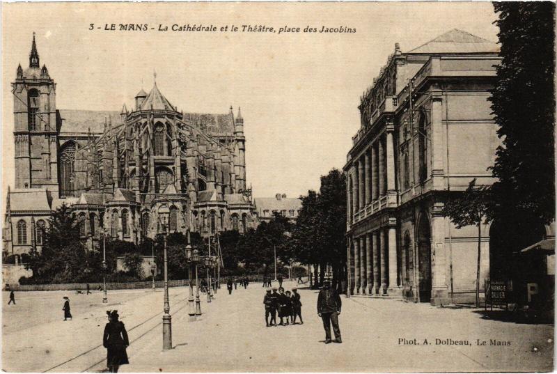 Carte postale ancienne Le Mans la Cathedrale au Mans