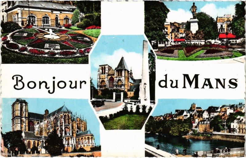 Carte postale ancienne Le Mans souvenir au Mans