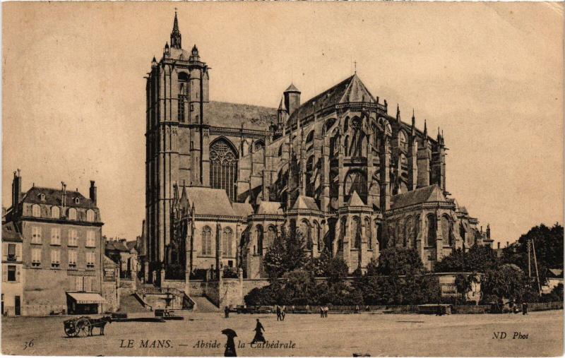 Carte postale ancienne Le Mans la Cathedrale au Mans
