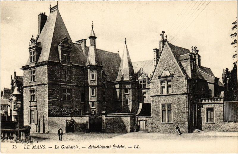 Carte postale ancienne Le Mans Le Grabatoir au Mans