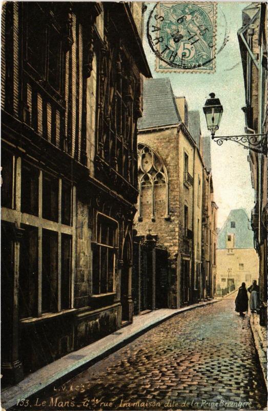 Carte postale ancienne Le Mans Maison de la Reine Berengere au Mans