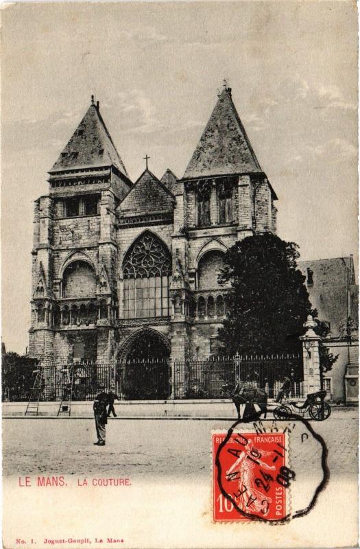 Carte postale ancienne Le Mans la Couture au Mans