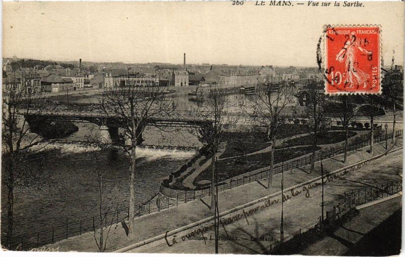 Carte postale ancienne Le Mans au Mans