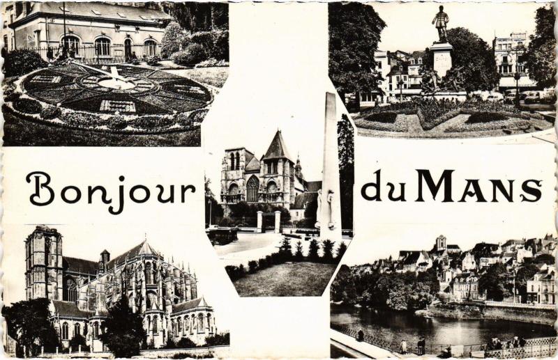 Carte postale ancienne Le Mans souvenir au Mans