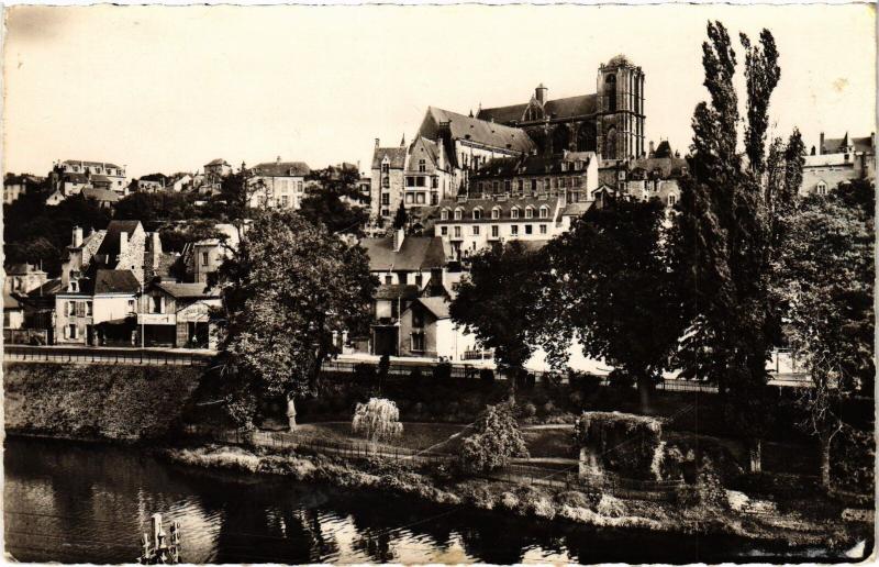 Carte postale ancienne Le Mans Ruines Gallo Romaines et jardins au Mans