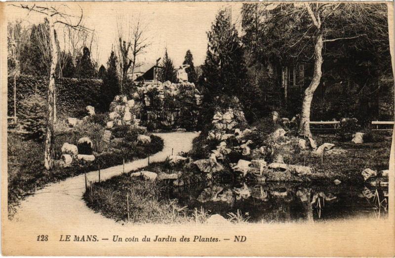 Carte postale ancienne Le Mans vue sur la Sarthe au Mans