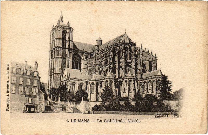 Carte postale ancienne Le Mans la Cathedrale au Mans