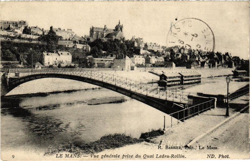 Carte postale ancienne Le Mans vue generale au Mans