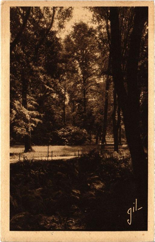 Carte postale ancienne Le Mans Jardin des Plantes Lumieres et ombres au Mans