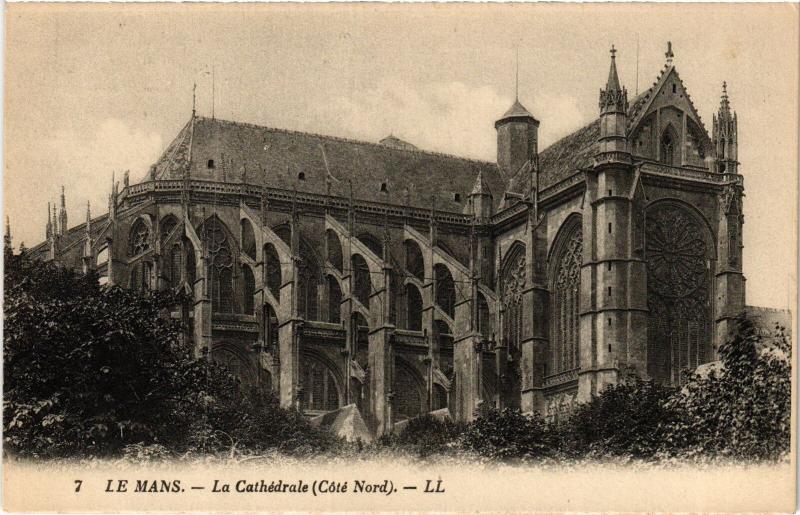 Carte postale ancienne Le Mans la Cathedrale au Mans