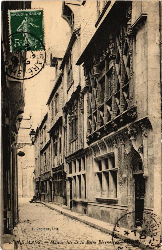 Carte postale ancienne Le Mans Maison de la Reine Berengere au Mans