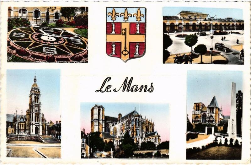 Carte postale ancienne Le Mans souvenir au Mans