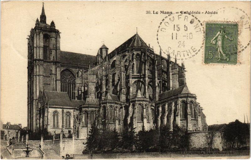 Carte postale ancienne Le Mans la Cathedrale au Mans