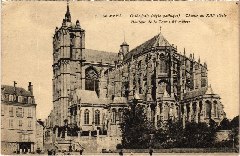 Carte postale ancienne Le Mans la Cathedrale au Mans